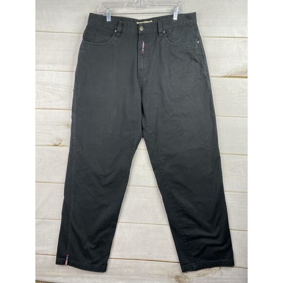 Y2K Esco Mens Jeans 38x34 Baggy Hip Hop Jeans Willie Esco Black Denim India 90s - Picture 1 of 13